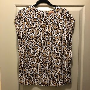 Tory Burch Leopard Print Blouse
